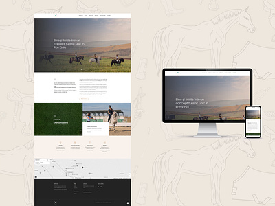 Biniste si cai adobe photoshop bootstrap design uiux web design