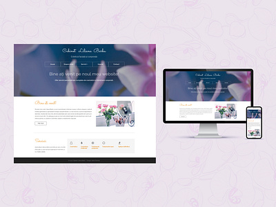 Cabinet Liliana Barbu adobe photoshop bootstrap design uiux web design