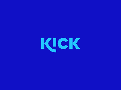 Kick branding identity logo logo design mark symbol