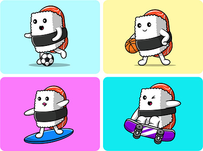 Cute Sushi Sport goal