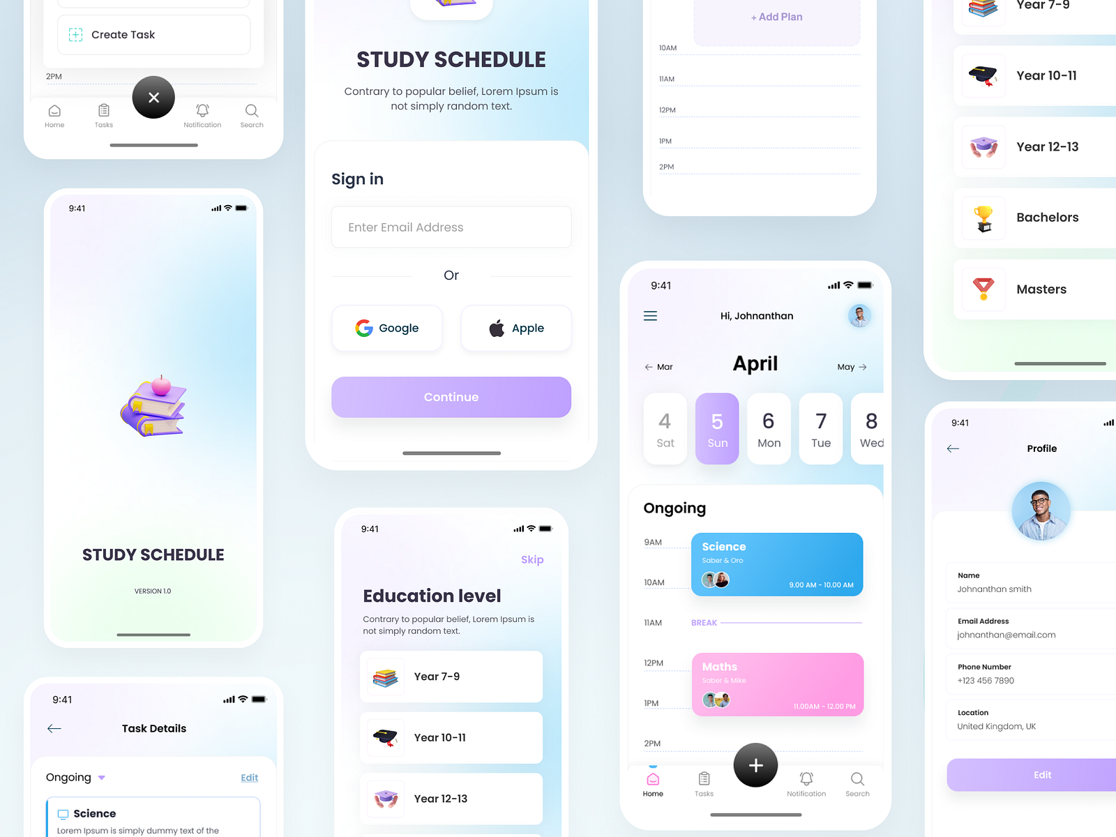study-planner-app-by-ubrain-studios-on-dribbble