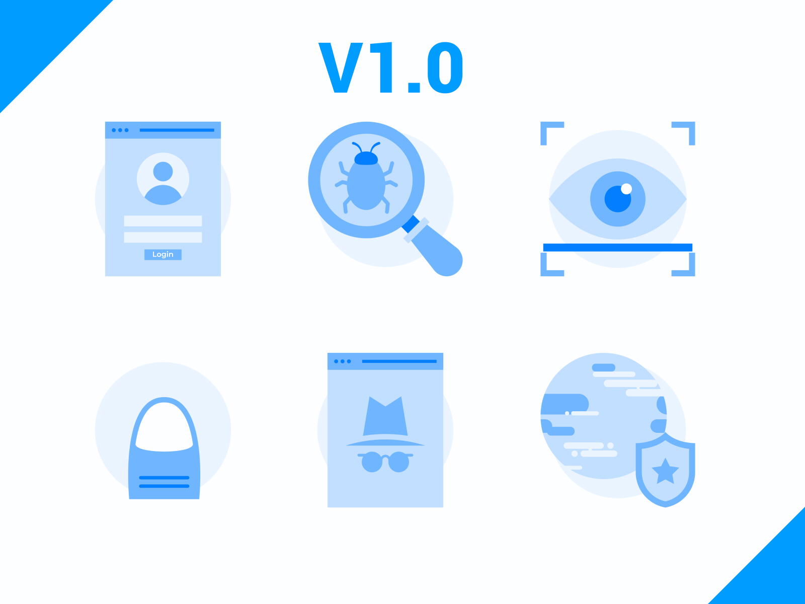 Internet Security Vol 1.0 adobe aftereffects aniamted icons animated gif animated icons animation design icon animation illustration json lottie lottie files motion graphics ui ui animation