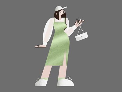Summer Outfit Illustration design graphic design illustration outfit procreate