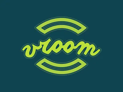 Daily Logo Challenge - Day 5 - Vroom brand mark branding dailylogochallenge day 5 design logo minimal