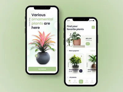 Indoor Plants App Design app app design design dribbble illustration indoor indoor ecommerce indoor plant indoor plants indoor tree mobile mobile app plant plant app tree ui uiux