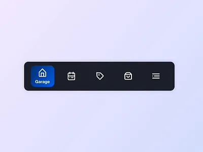 Tab Bar Menu Navigation - Smart Animate animation figma prototype uiux webdesign