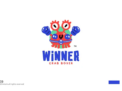 cartoon logo Crab branding design icon illustration ip logo vector 动物 卡通