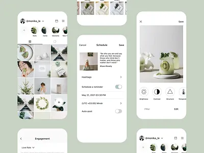 Previewer Mobile App Design animation app design graphic design mobile motion graphics ui ux