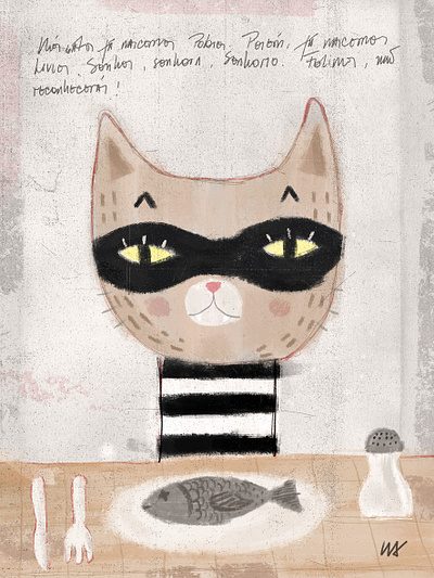 Gatuna art arte arte brasileira digital painting gatos illustration ilustração