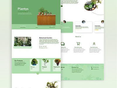 Plantys - Planthouse marketplace web branding design graphic design illustration logo mobile app ui ui design ui ux uiux user interface user interface design