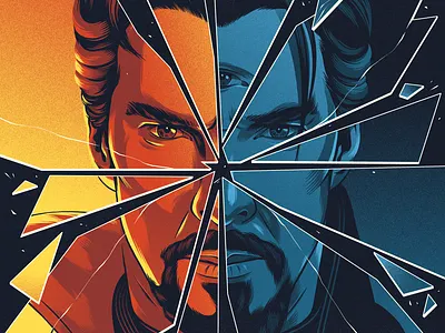 Doctor Strange in the Multiverse of Madness character comics digital doctor strange illustration magic marvel photoshop portrait texture