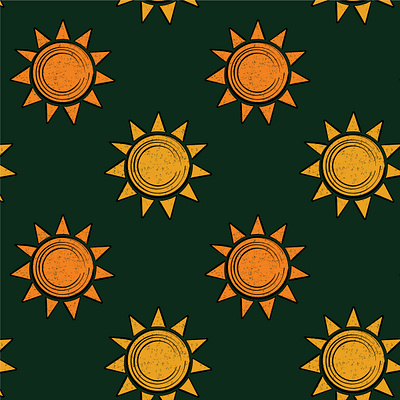 Southwestern Vintage Sun Pattern adobe illustrator art branding illustration patternrepeat productdesign repeat pattern southwestern summer suns vector illustration vintage vintagepattern