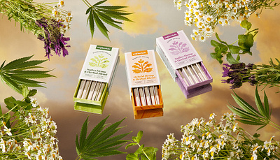 Puff Herbals Packaging & Art Direction art direction branding graphic design