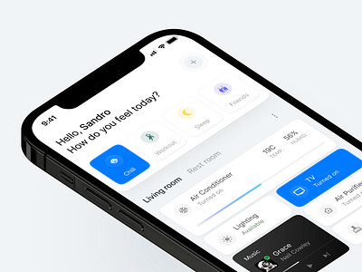 Home App air purifier app chill control cozy home app ios music ndro sandro tavartkiladze smart home smart home app tavdro tv workout