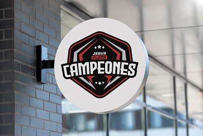 CAMPEONES LOGO CONCEPT branding creative design draw esport graphic design logo soccer text tipography vector