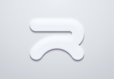 "R" Icon design graphic design icon vector