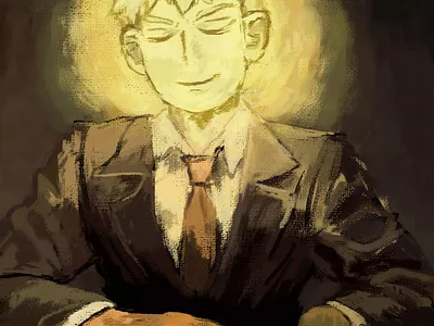 The Pleasure Principle fine art illustration mob psycho 100 my art