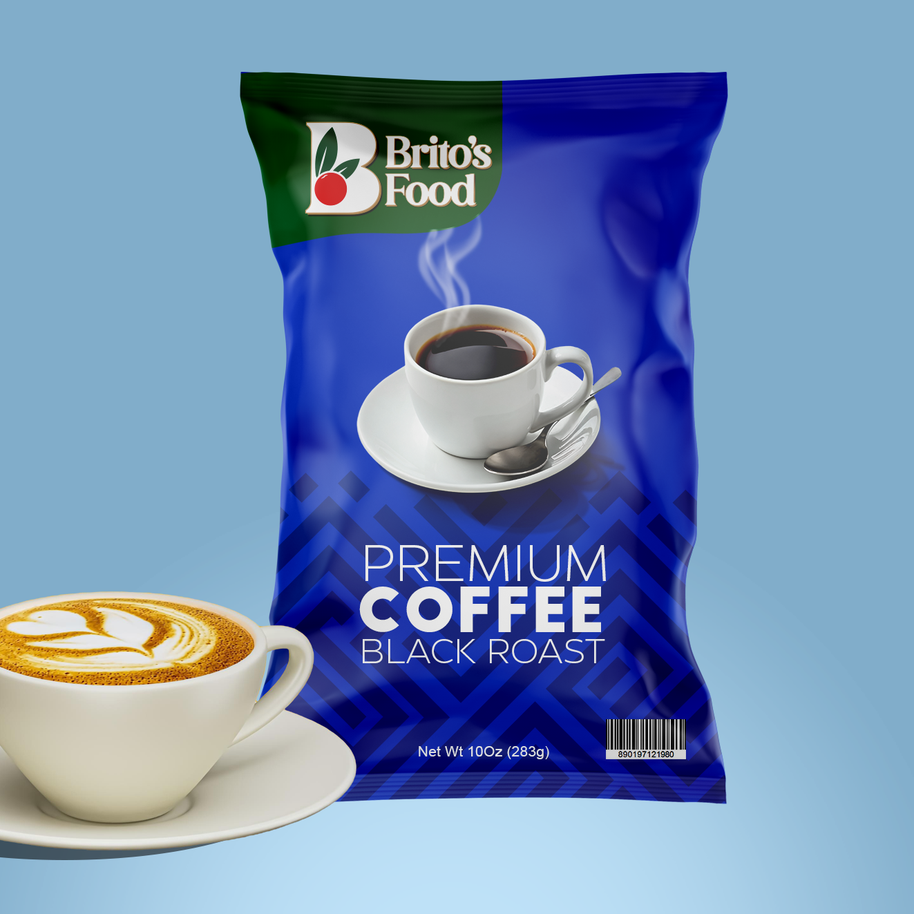 Brito´s Food coffee branding coffee design food graphic design illustration vector