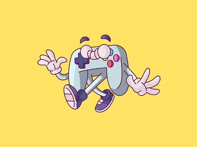 Controller character cartoon character controller illustration illustration art