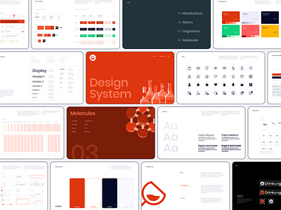 Drinks.ng: Mobile Design System. app branding design design guid design system drinks e commerce e commerce graphic design illustration logo mobile app ui ux