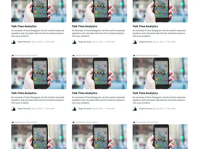 Blog Author Profile Page blog design profile page ui