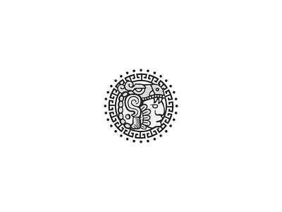 La Casa Maya branding concept design fun glyph halftone icon illustration logo maya