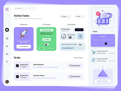 Task Management Dashboard concept dashboard design interface managment planner app platform productivity productivity app project project manager task task manager task manager app task managment task tracker time tracker tool web app