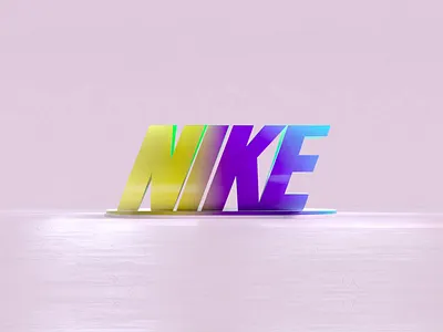Nike Logo Animation 3d animation c4d cinema4d clean colorful design dribbble gradient illusion logo logo animation logo design loop mograph motion graphics motiondesign nike pink render