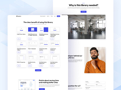 Webflow Component Library Template - FREE cloneable component copy and paste free template memberstack webflow webflow clone webflow memberships webflow template