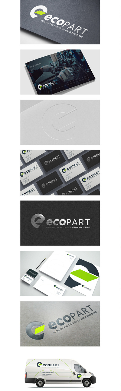 ECOPART Brand Design branding design graphic design logo typography ui vector