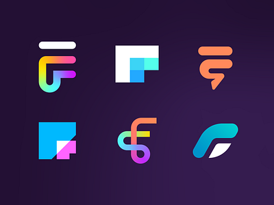 Firo - Fintech brand identity branding crypto logo cryptocurrency f letter f logo fintech freelance logo designer gradient logo collection logo design logo designer logofolio modern tech logo token