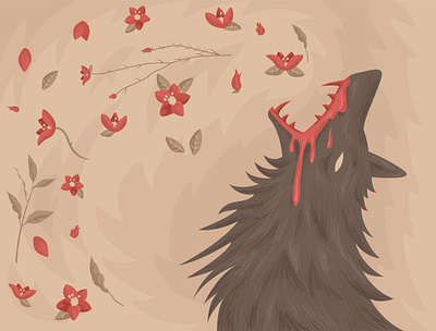 Chaos design fantasy illustration vector