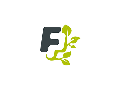 FP monogram brand branding design eco elegant fp illustration leaf letter logo logotype mark minimalism minimalistic modern monogram nature sign vegan vegetarian