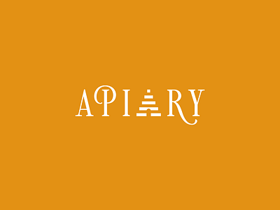 Apiary branding design logo publication design