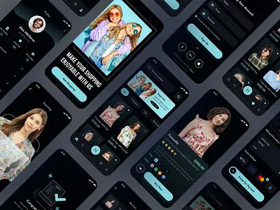 Fashion Ecommerce App Design app design app development branding design ecommerce app design ecommerce page fashion design fashion ecommerce app flat design logo trending ui uiux