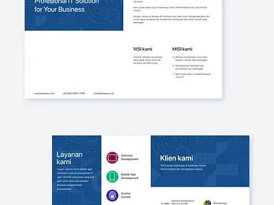 Company profile - Hukama branding brochure company profile flyer graphic design