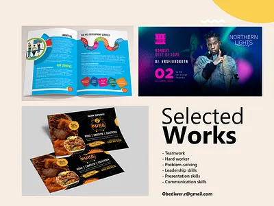 Selected Work animation branding graphic design logo ui