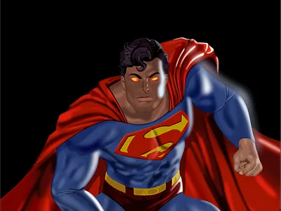 Superman 3D Modelling Design 3d branding design illustration modelling ui