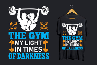 Gym T-Shirt Design best t shirt design bundle design graphic design gym gym t shirt design typography