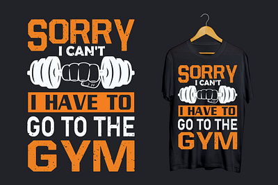 Gym T-Shirt Design best t shirt design bundle design graphic design gym gym t shirt design illustration typography