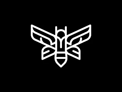 Insect Mark animal beauty branding butterflies butterfly design icon insect insects logo logo design mark symbol vector wings