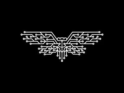 Insect Tech animal branding butterflies butterfly circuit design icon illustration insect insects mark tech technology