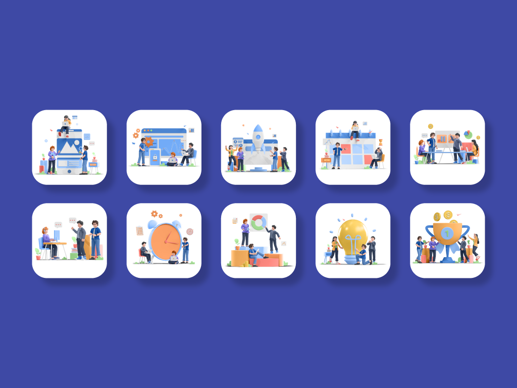 Example of Custom 3D Illustrations