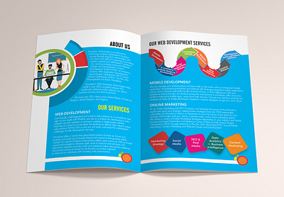 Brochure Design branding graphic design illustration ui vector