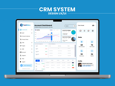 CRM System Design UX/UI crm crmdesign crmsoftware ui uidesign ux uxcrmdesign uxdesign uxui webdesign