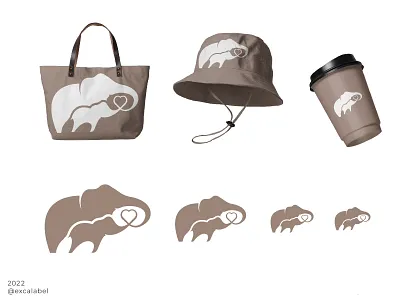 Elephant brand brand identity branding design elephant icon illustration logo logo design ui vector