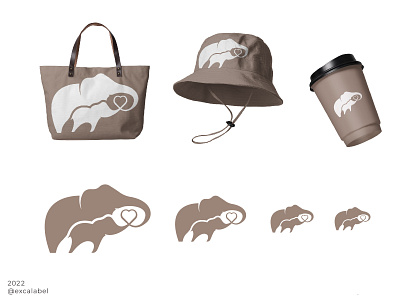 Elephant brand brand identity branding design elephant icon illustration logo logo design ui vector