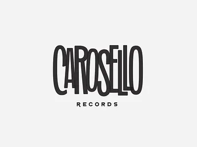 Carosello Records branding carosello design graphic design logo music records typography