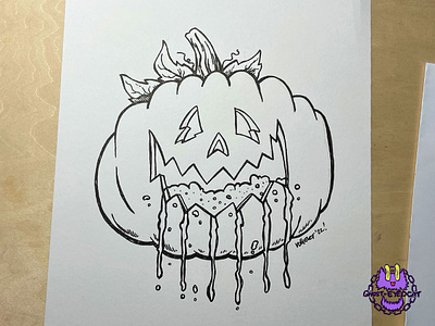 Inktober Week 1 ghost halloween horror illustration illustrator pen and ink pumpkin vampire witch
