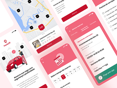 ParkOff App app design brasil brazil parking ui ui design